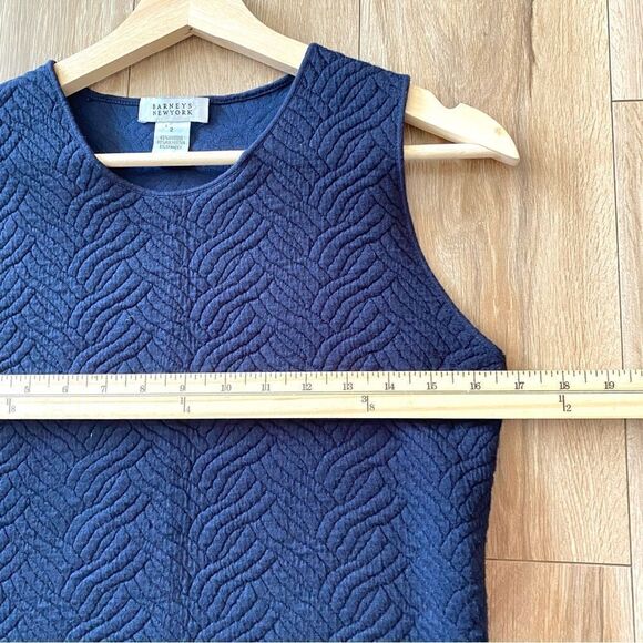 Barneys New York Womens Blue Knit Mini Dress Size 2 - Picture 2 of 5